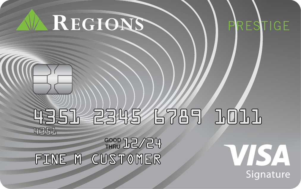 Prestige Visa® Signature credit card Regions