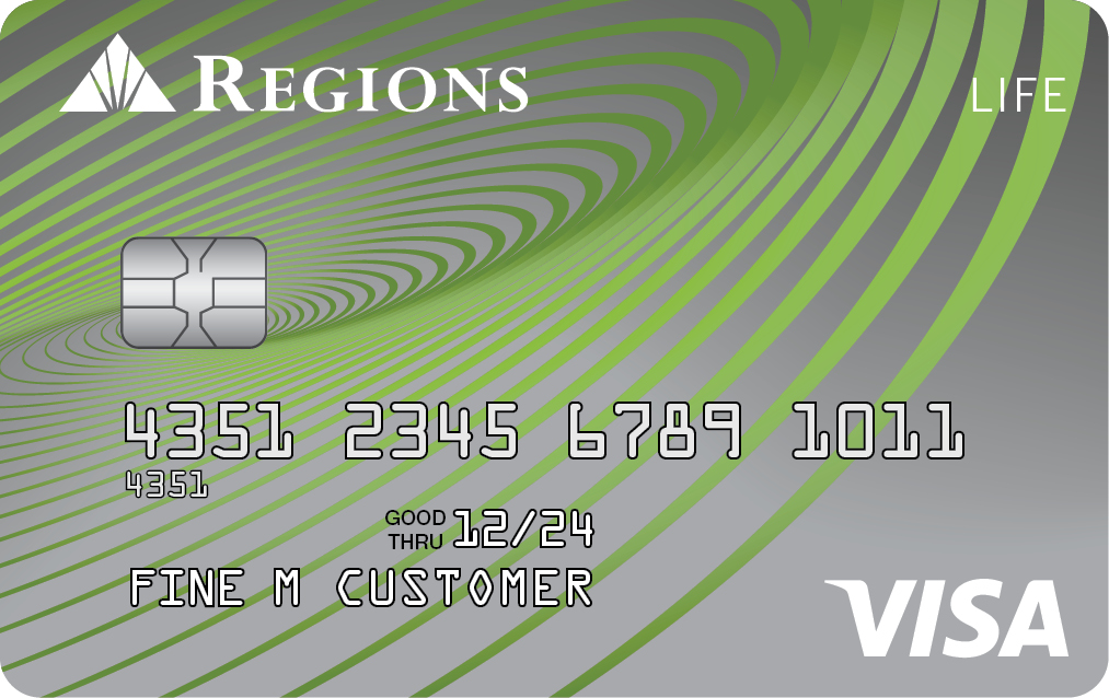 Life Visa® credit card Regions